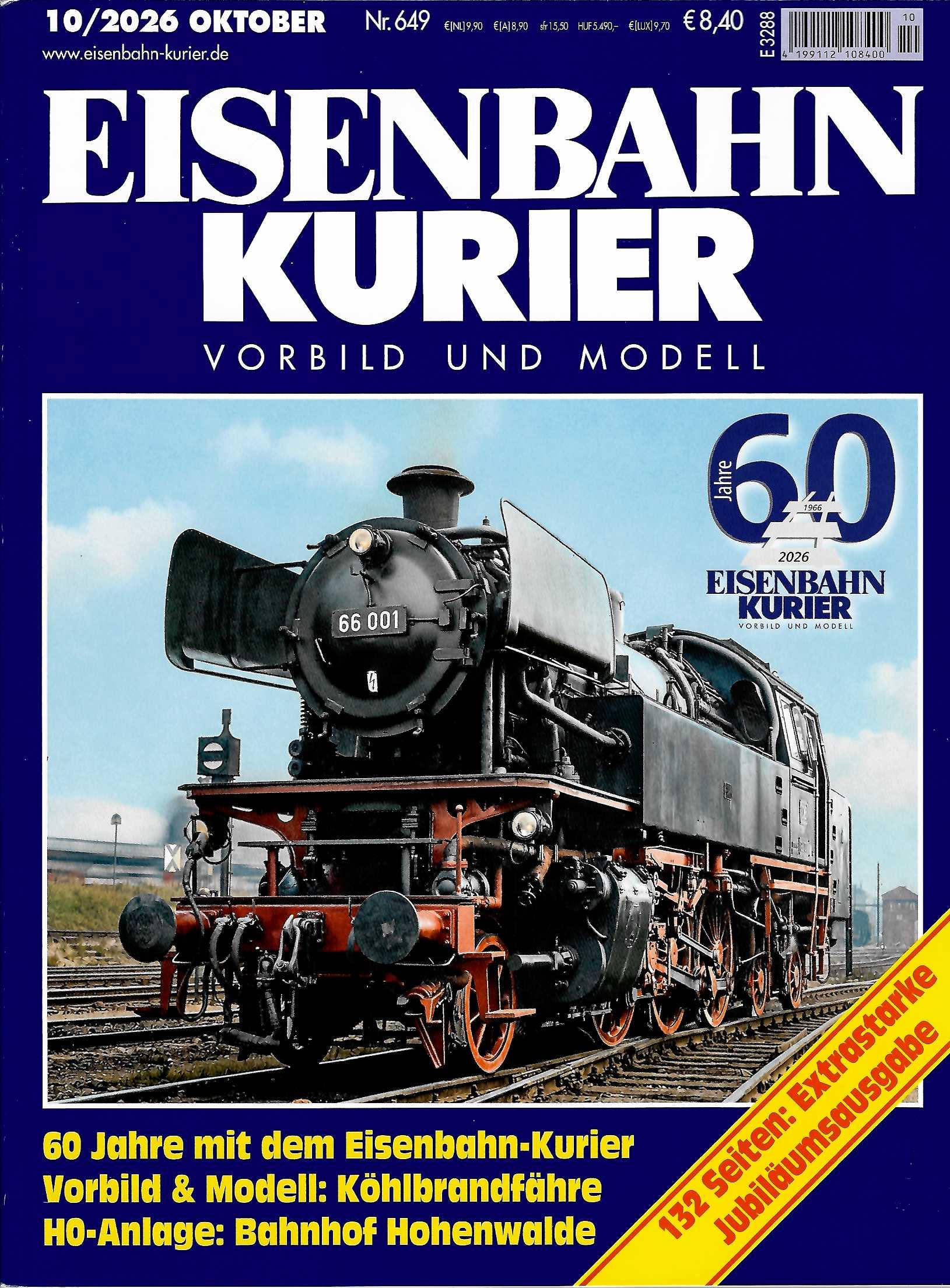 1026 Eisenbahn Kurier Oktober 2026