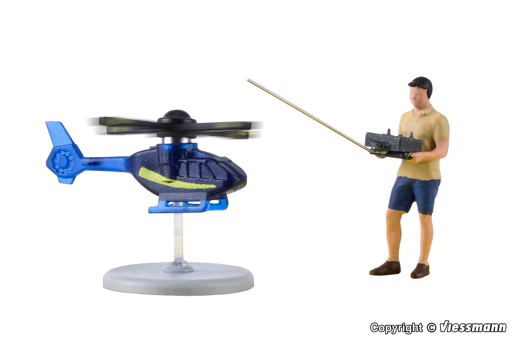 1563 Hobbypilot mit ferngesteuertem Heli