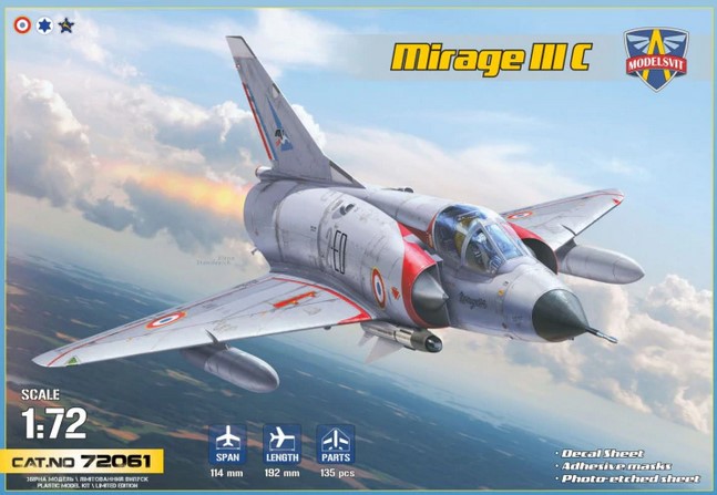 MSVIT72061 Modelsvit : Mirage III C