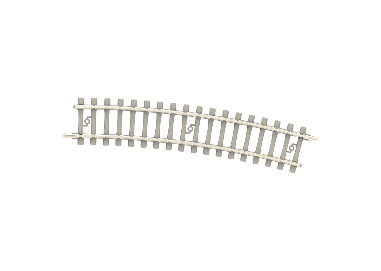 14521 Gebogenes Beton-Gleis R2b 295,4 mm 15°