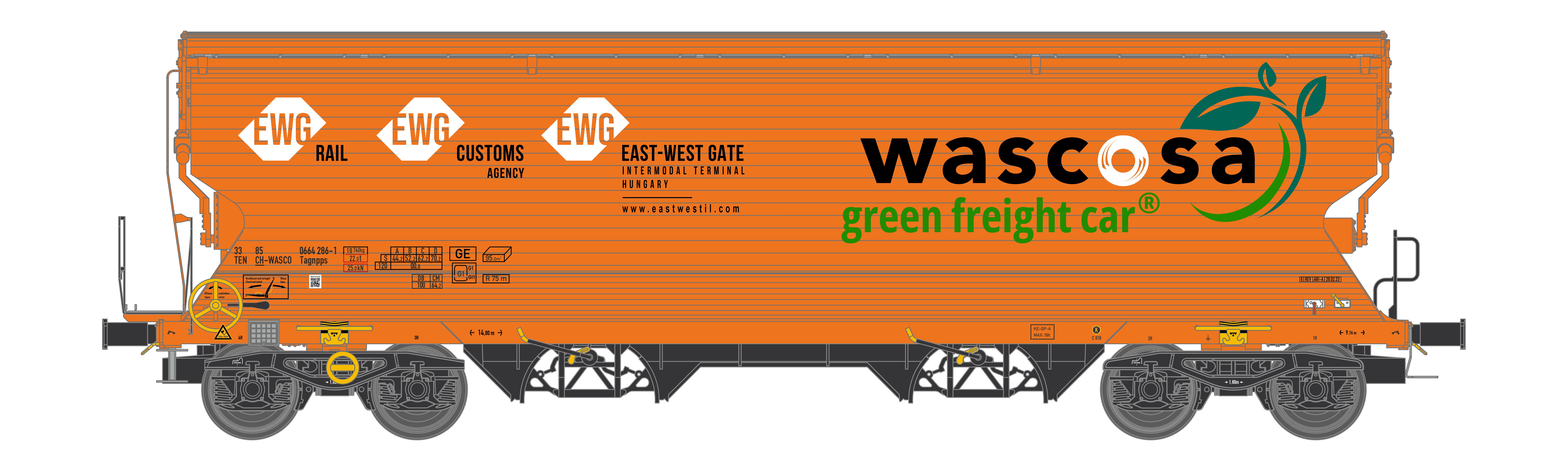 NME 519603 WASCOSA Getreidewagen Tagnpps 95m³ Ep.6