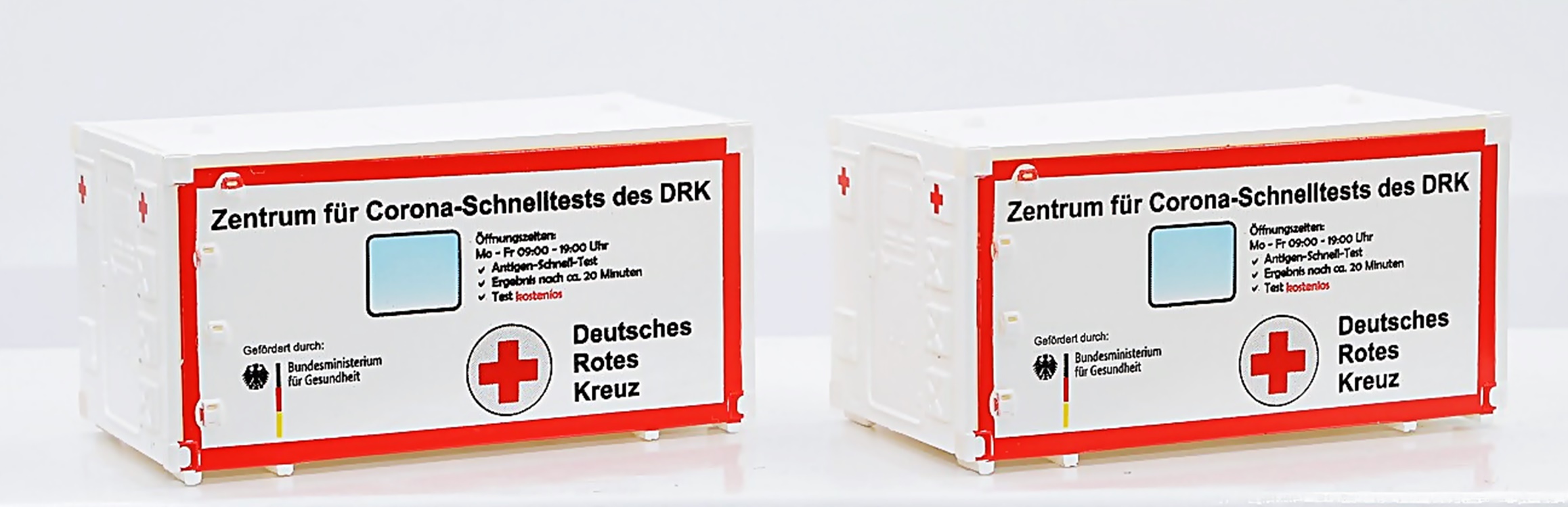 NZ22446 Ladegut: FM2 Kabine DRK Testzentrum