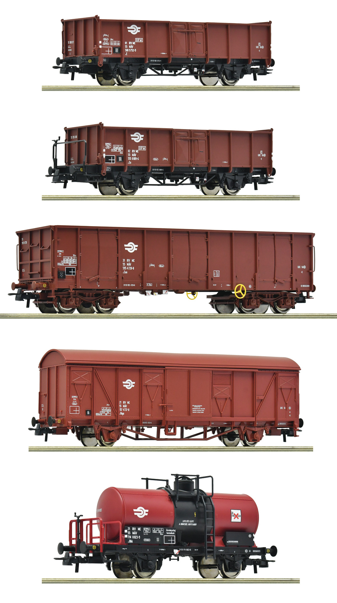 6600126 MAV Güterzug Set 5tlg. Ep.4