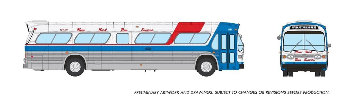 753129 New Look Bus (Deluxe) NYBS #1491