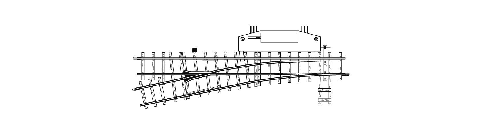 4207000 Weiche links 12° elektrisch
