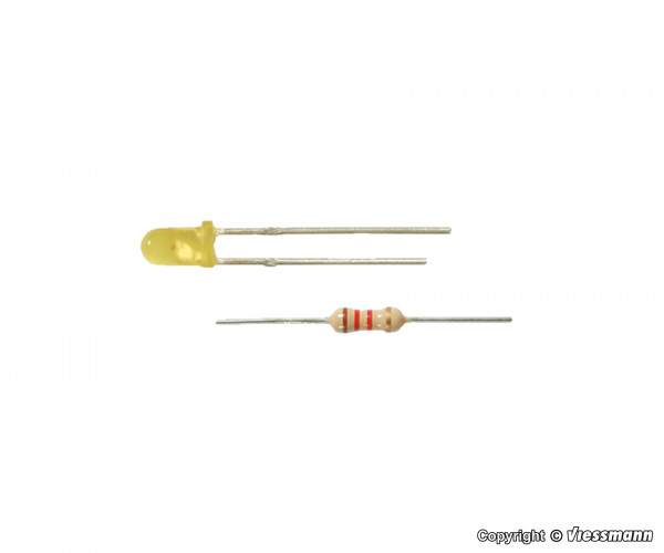 3551 4 gelbe LEDs