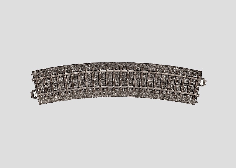 24224 Gleis gebogen R2=437,5mm 24,3°