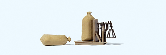 Preiser 17713 Getreidewaage, 2 Säcke
