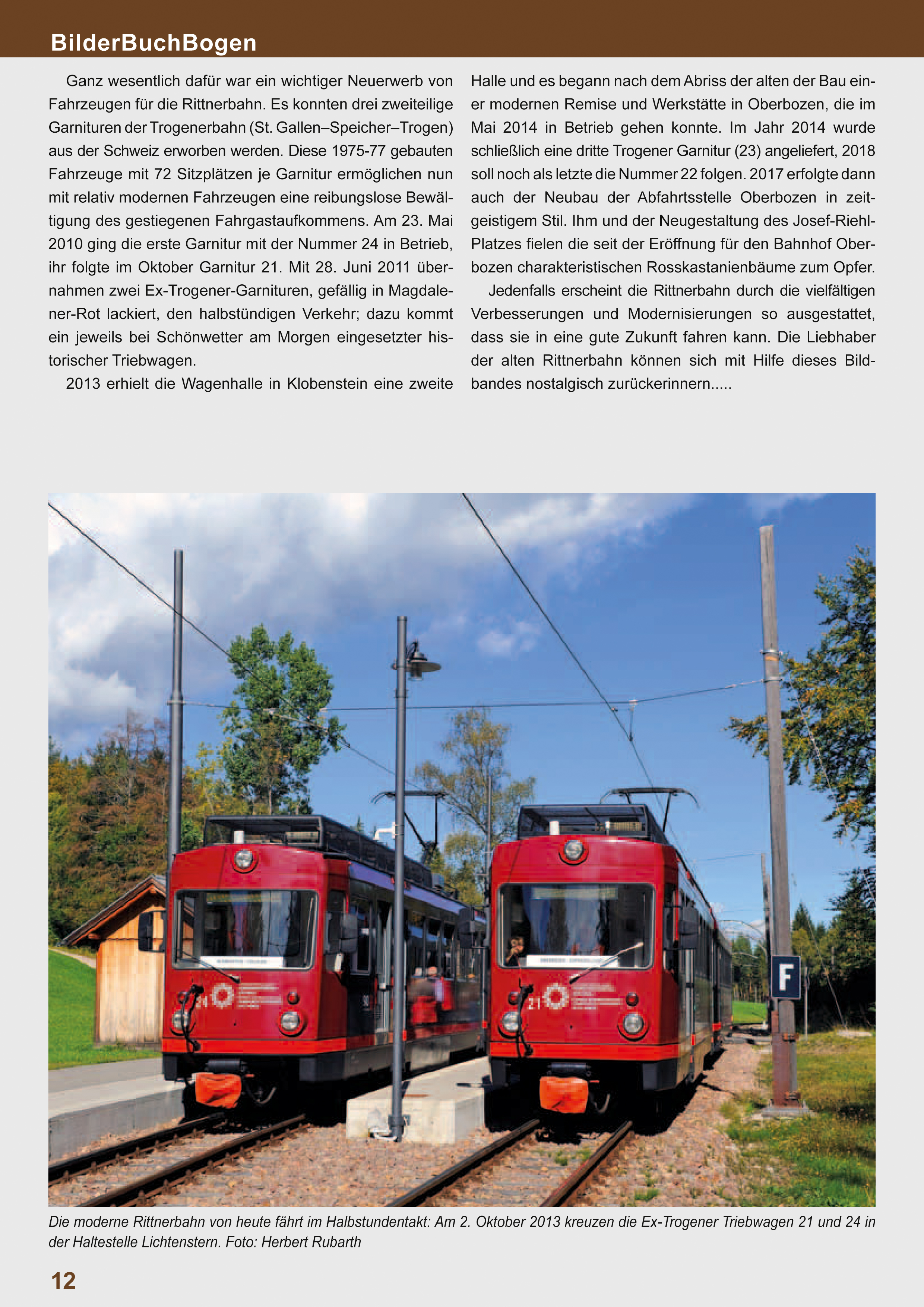 RMG BU551 Die Rittnerbahn