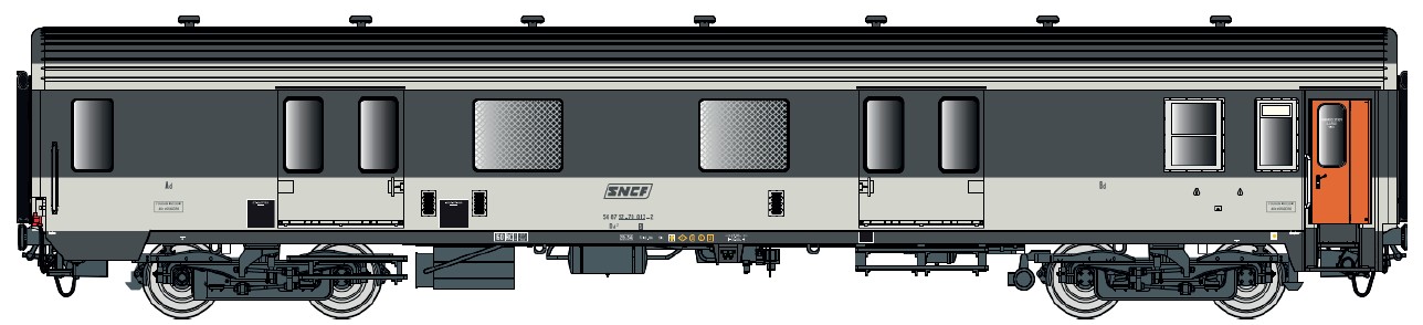 31231 SNCF Corail Packwagen MC76 Dd2 Ep.4