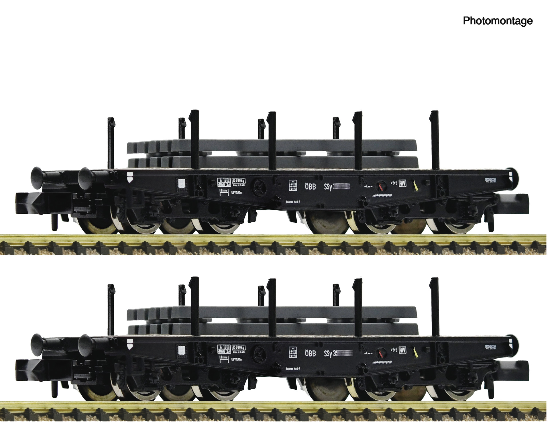 6660134 ÖBB Schwerlastwagen Ssy Set 2tlg. Ep.3