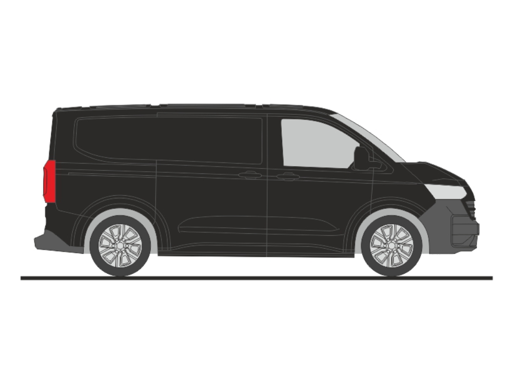 11712 VW T7 Kasten KR FD midnight black