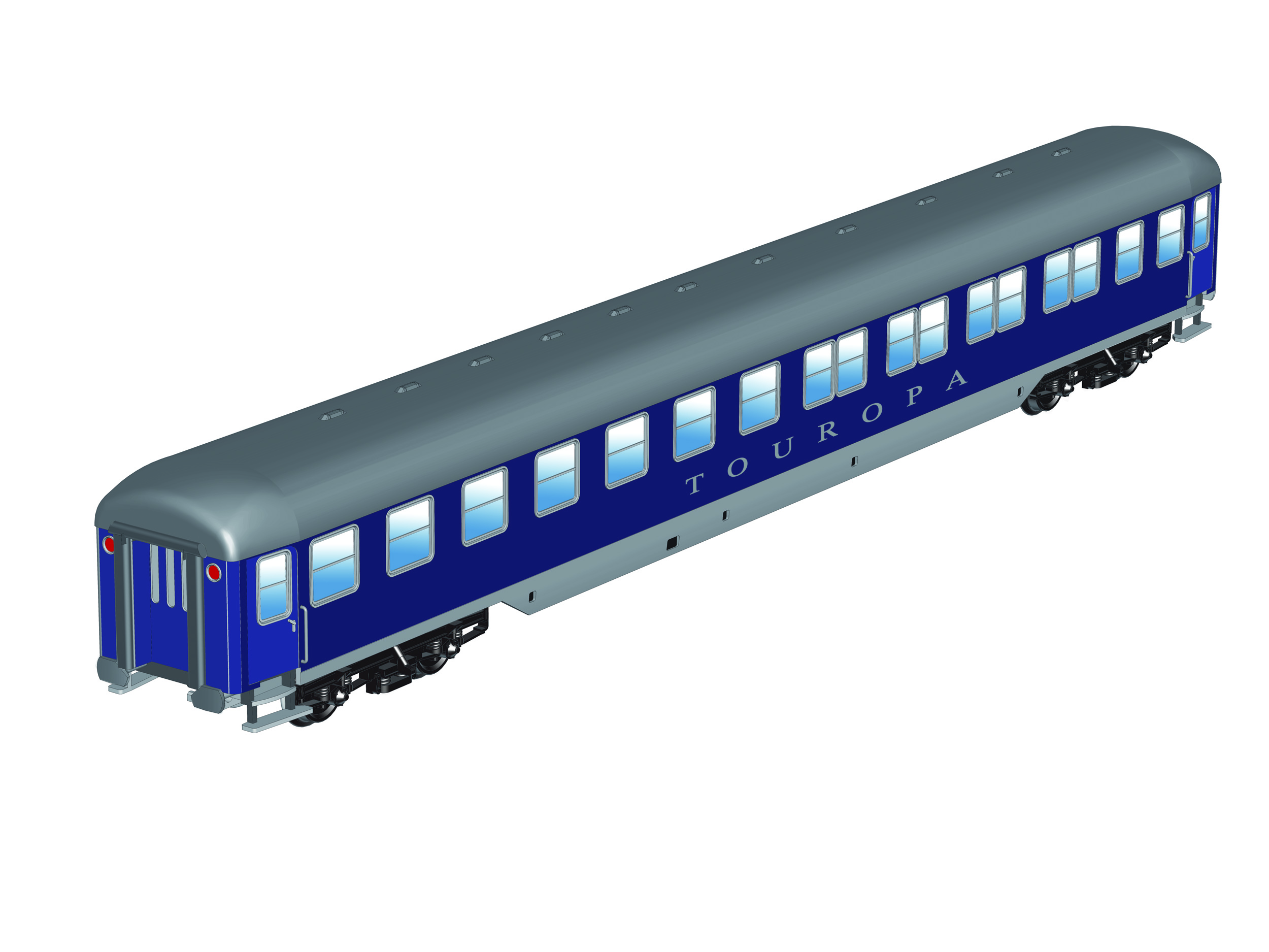 22200 DB Touropa Personenwagen-Set 4-tlg Ep.3