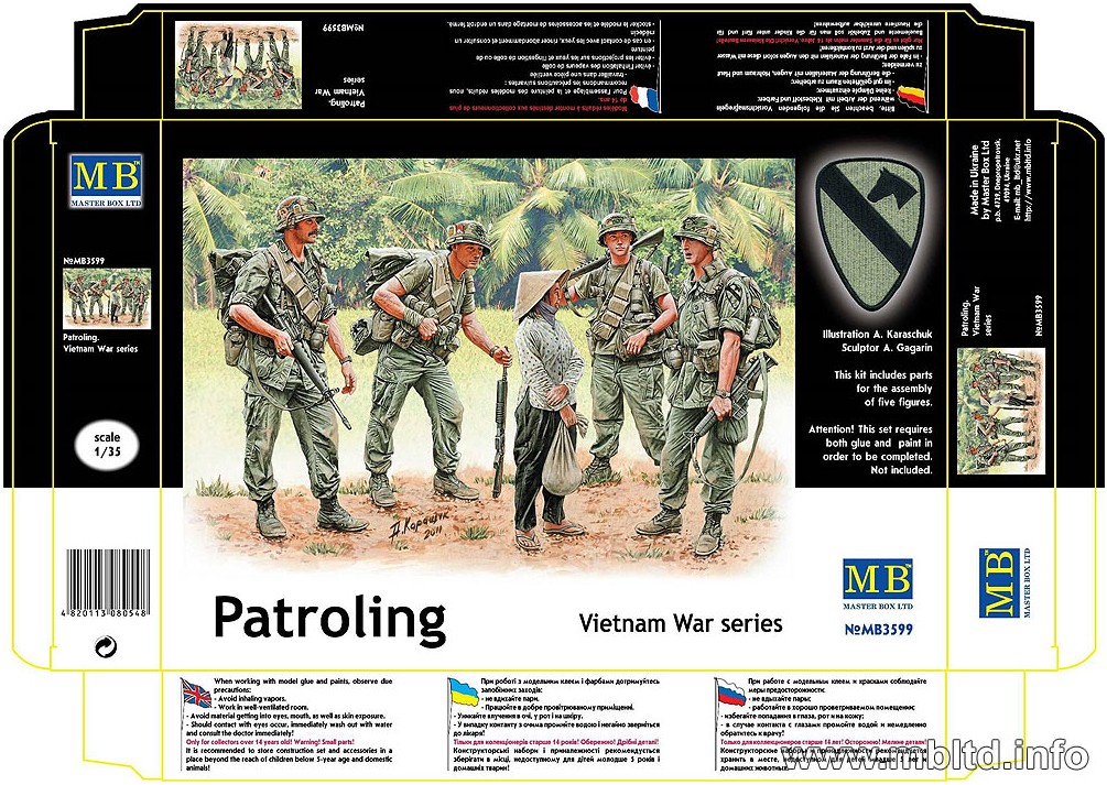 Master Box Ltd. MB3599 Patroling Vietnam