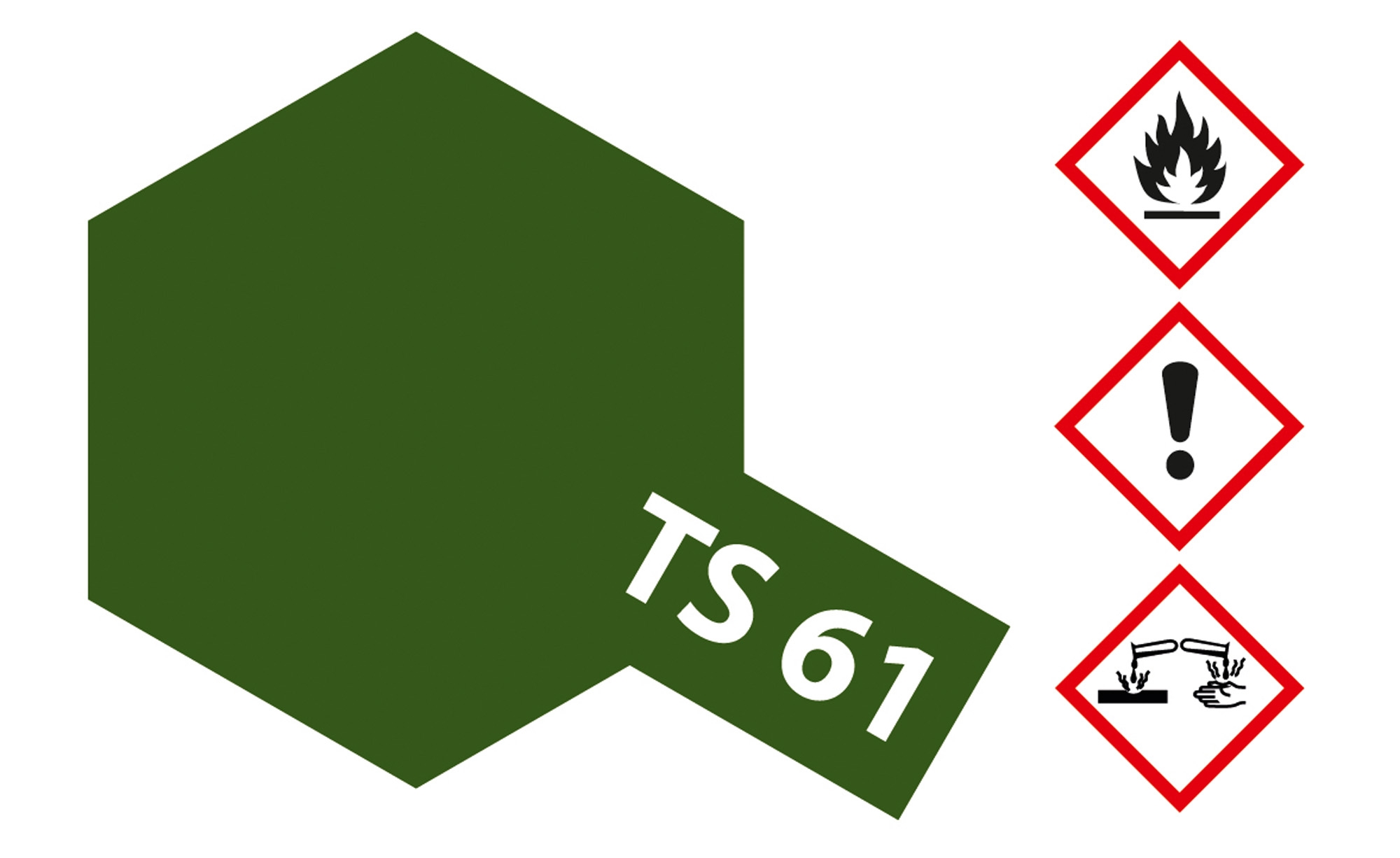 85061 TS61 - Spray NATO grün matt  100ml