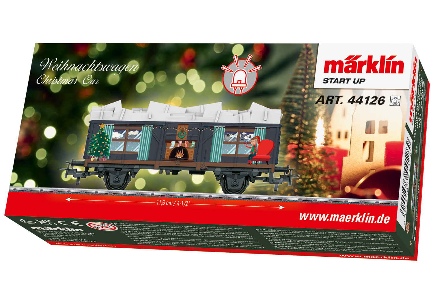 44126 Start up Weihnachtswagen m.Lichtmodul