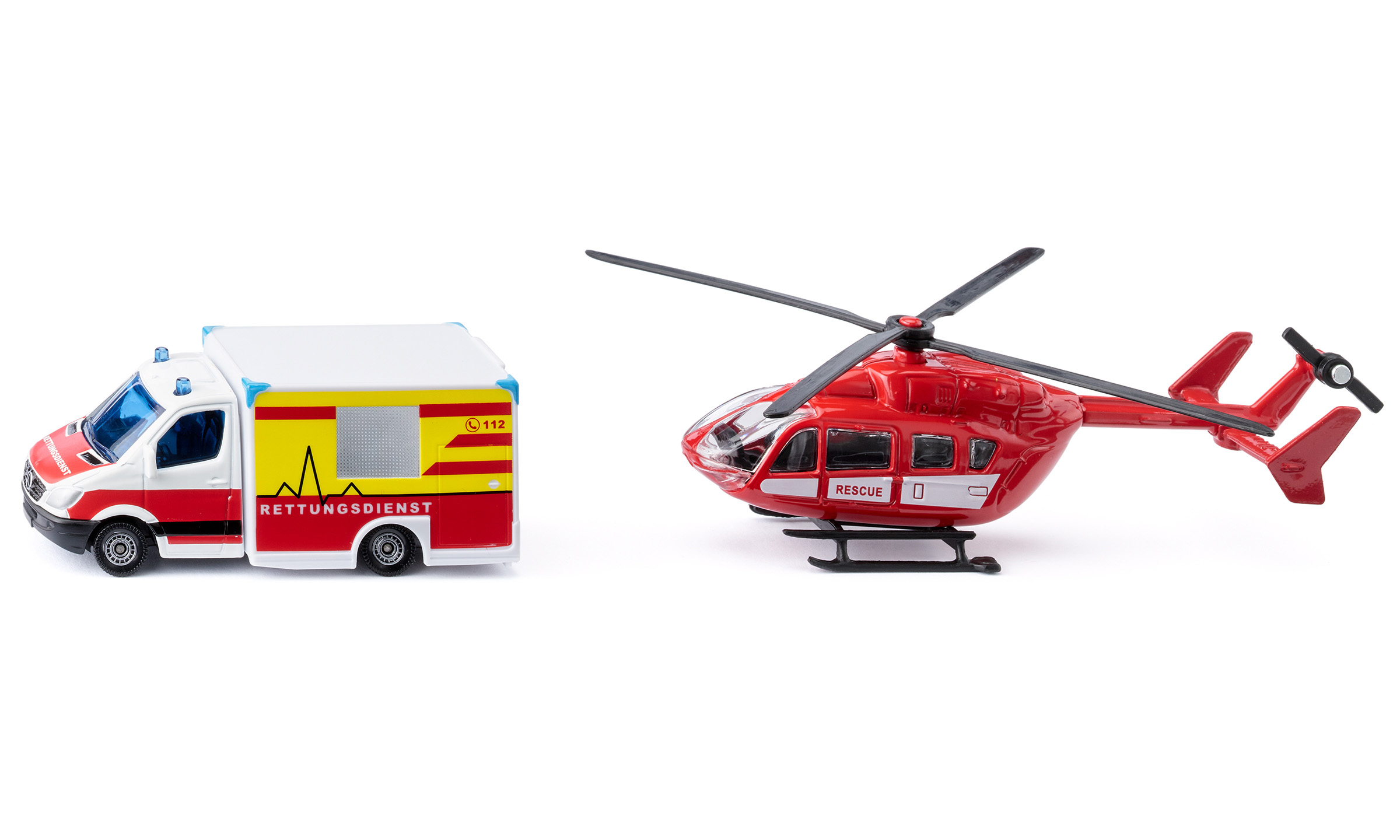 174800000 Set: MB Sprinter RTW & Hubschrauber