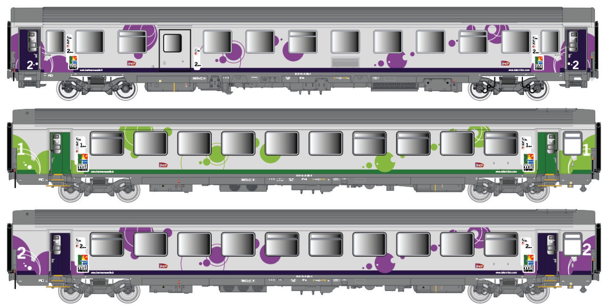 41221 SNCF Personenwagen-Set 3-tlg. Ep.6