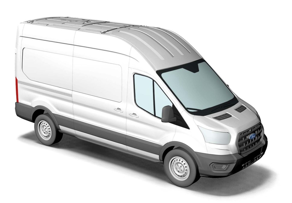 54502 Ford Transit Kasten weiß (2014)