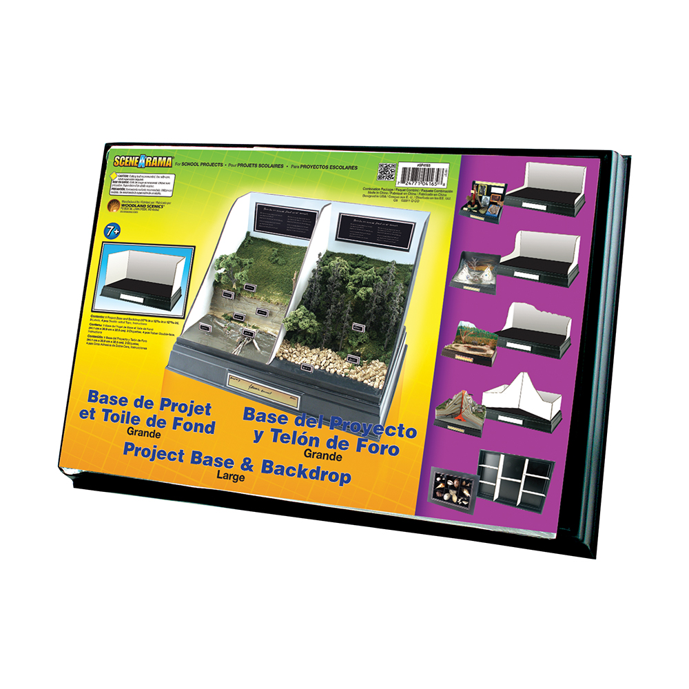 WSP4165 Dioramengrundplatte mit Kulissenwand