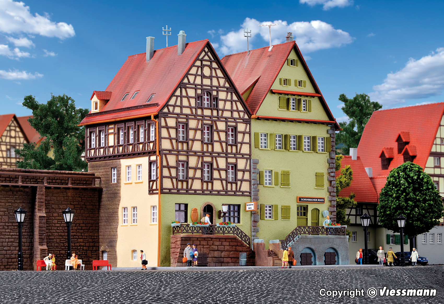 Kibri 37110 Häuser auf der Mauer Schwäbisch Hall