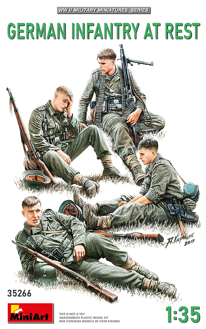 35266 Germans Infantry at Rest