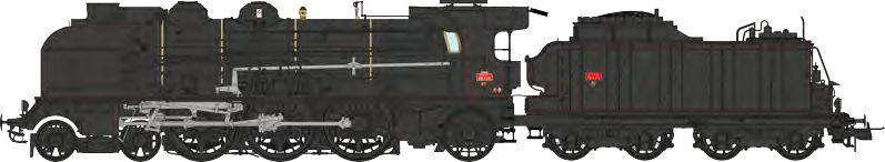 MB-212S SNCF Damplfok 231 K 54 STRASBOURG