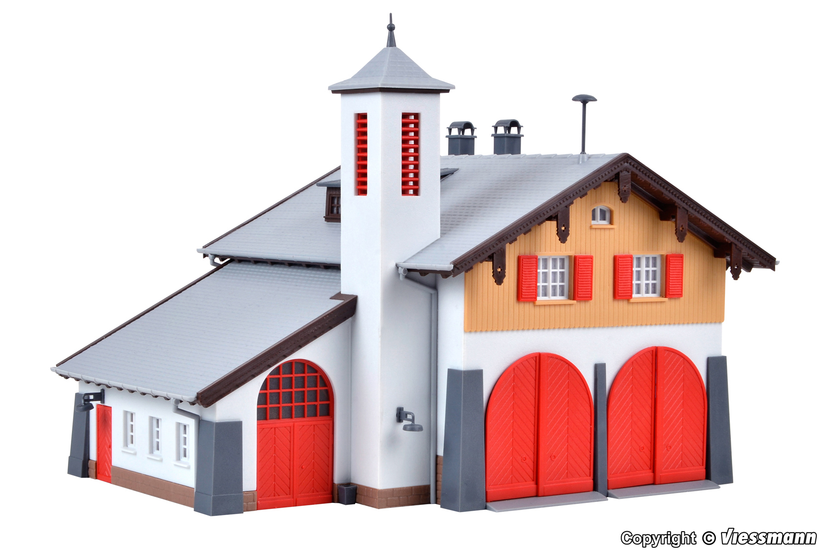 Kibri 39214 Feuerwehr mit Dorfgemeinschaftshaus