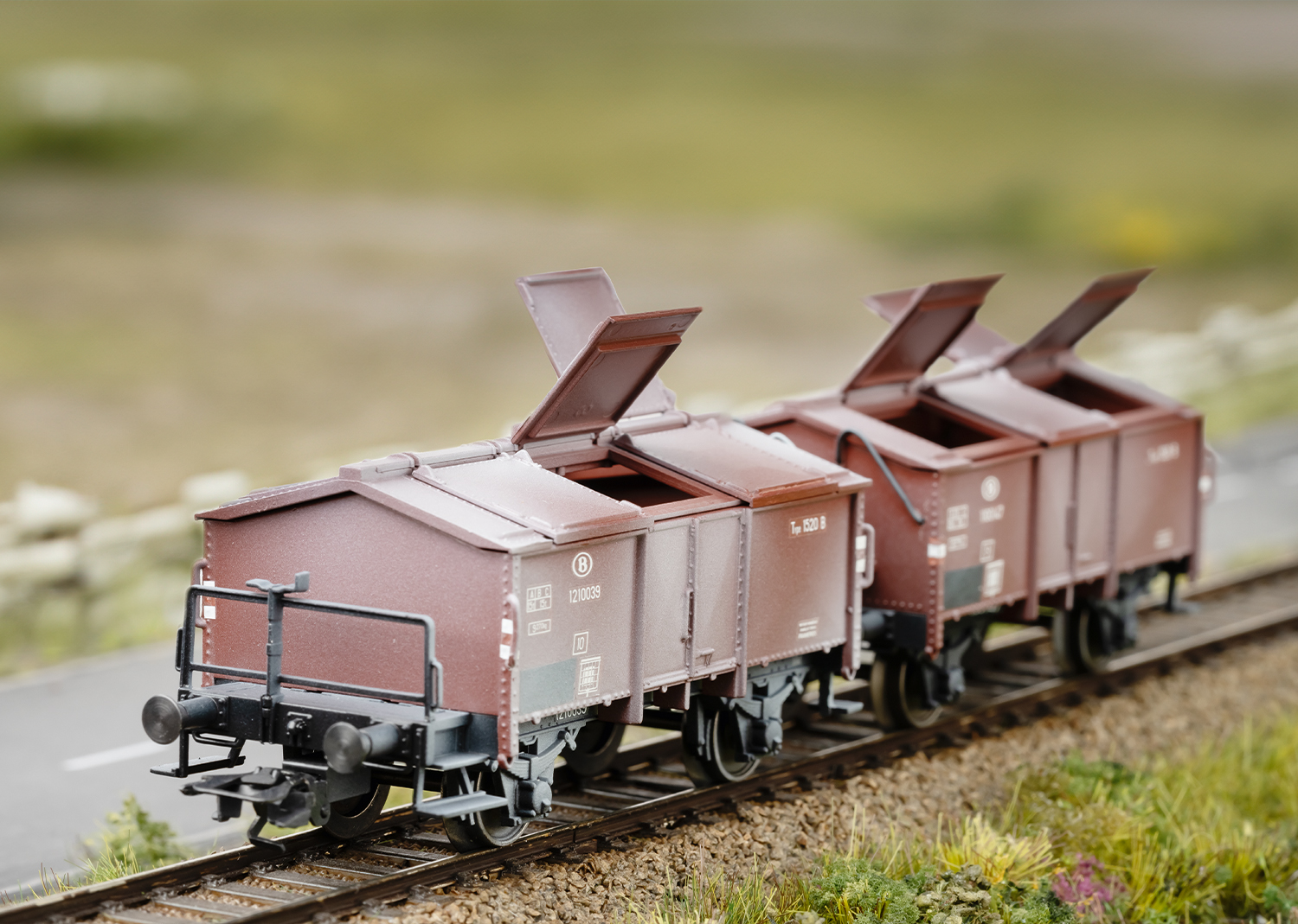 Märklin 46018 SNCB Klappdeckelwagen-Set 2-tlg Ep.3