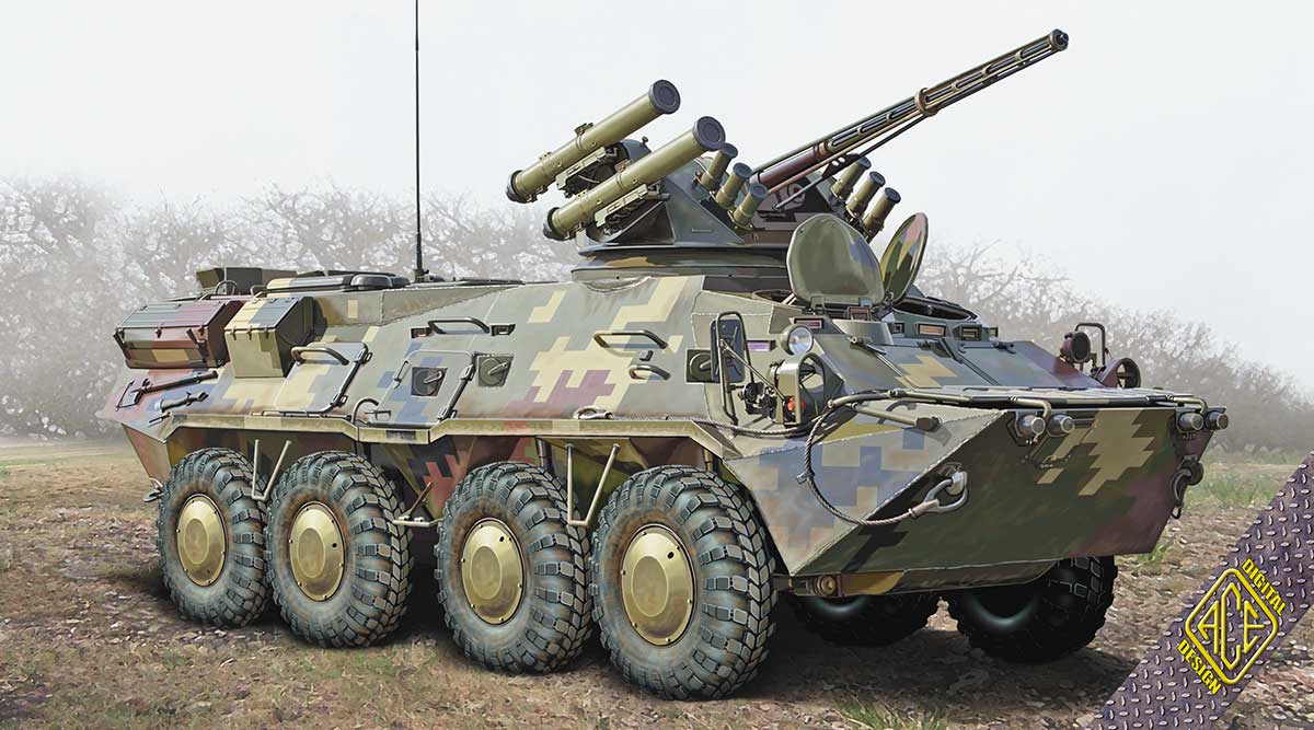 72175 BTR-3E1 Ukrainian armored personnel car