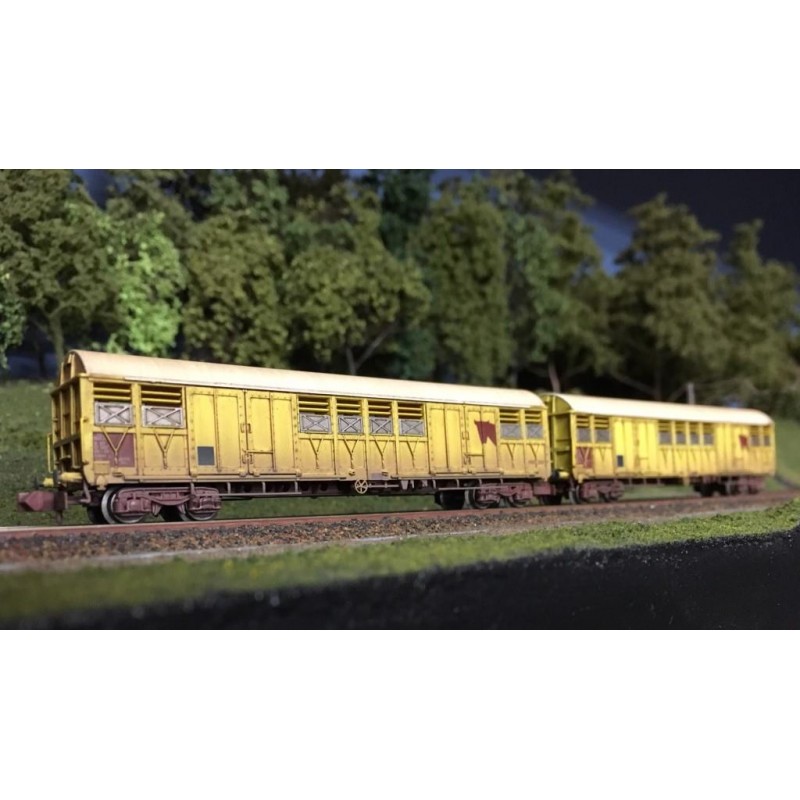 Trains 160 16017 SNCF gedeckte Güterwagen-Set 2-tlg Ep.5