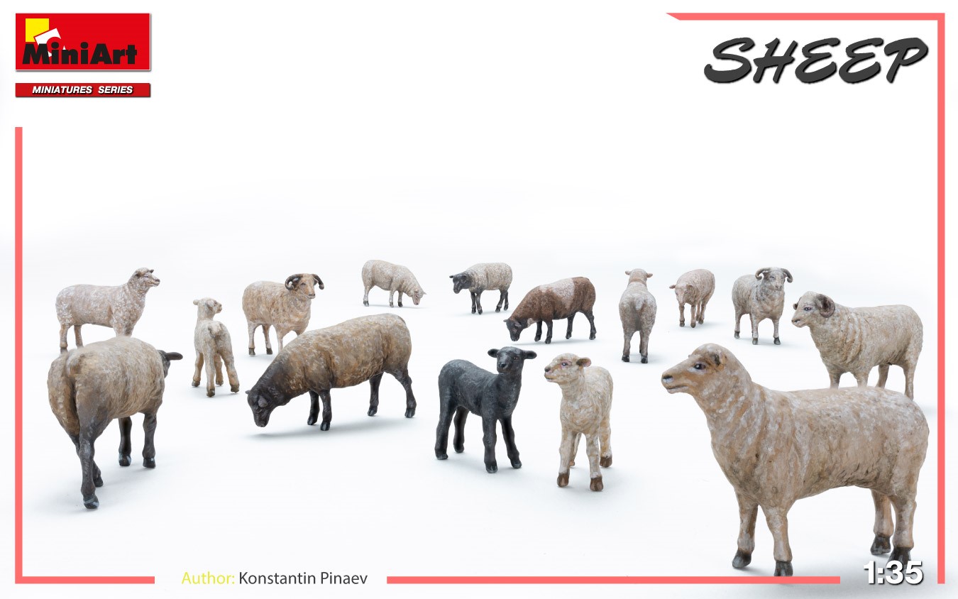 MiniArt 38042 Sheep / Schafe