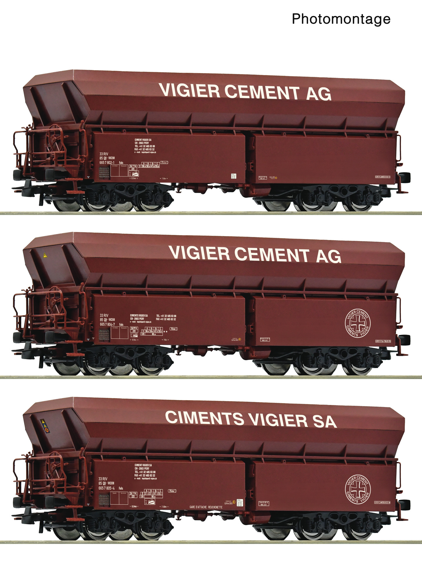 6600230 Vigier Selbstentladewagen-Set Ep.5