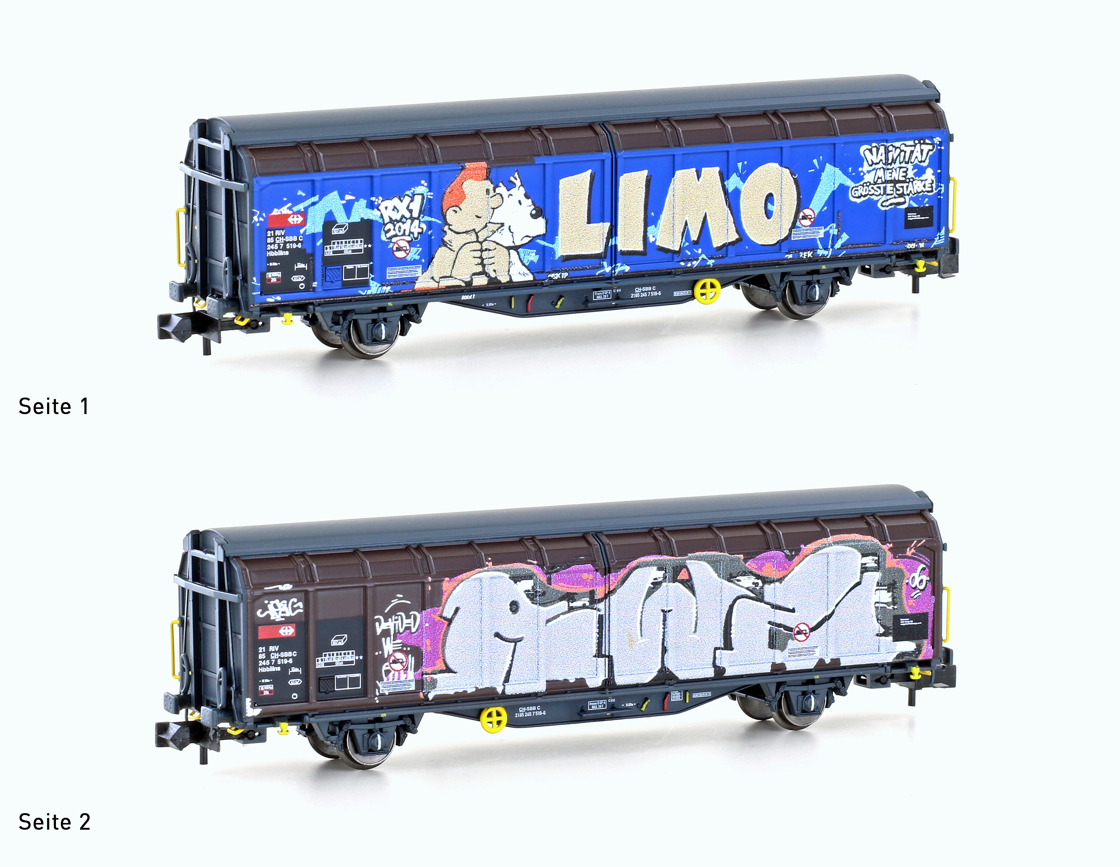 24667 SBB Schiebewandwg Hbbillns Ep 6 Graffiti