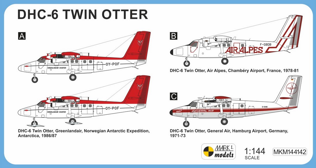 Mark 1 MKM144142 DHC-6 Twin Otter In Civilian Skies
