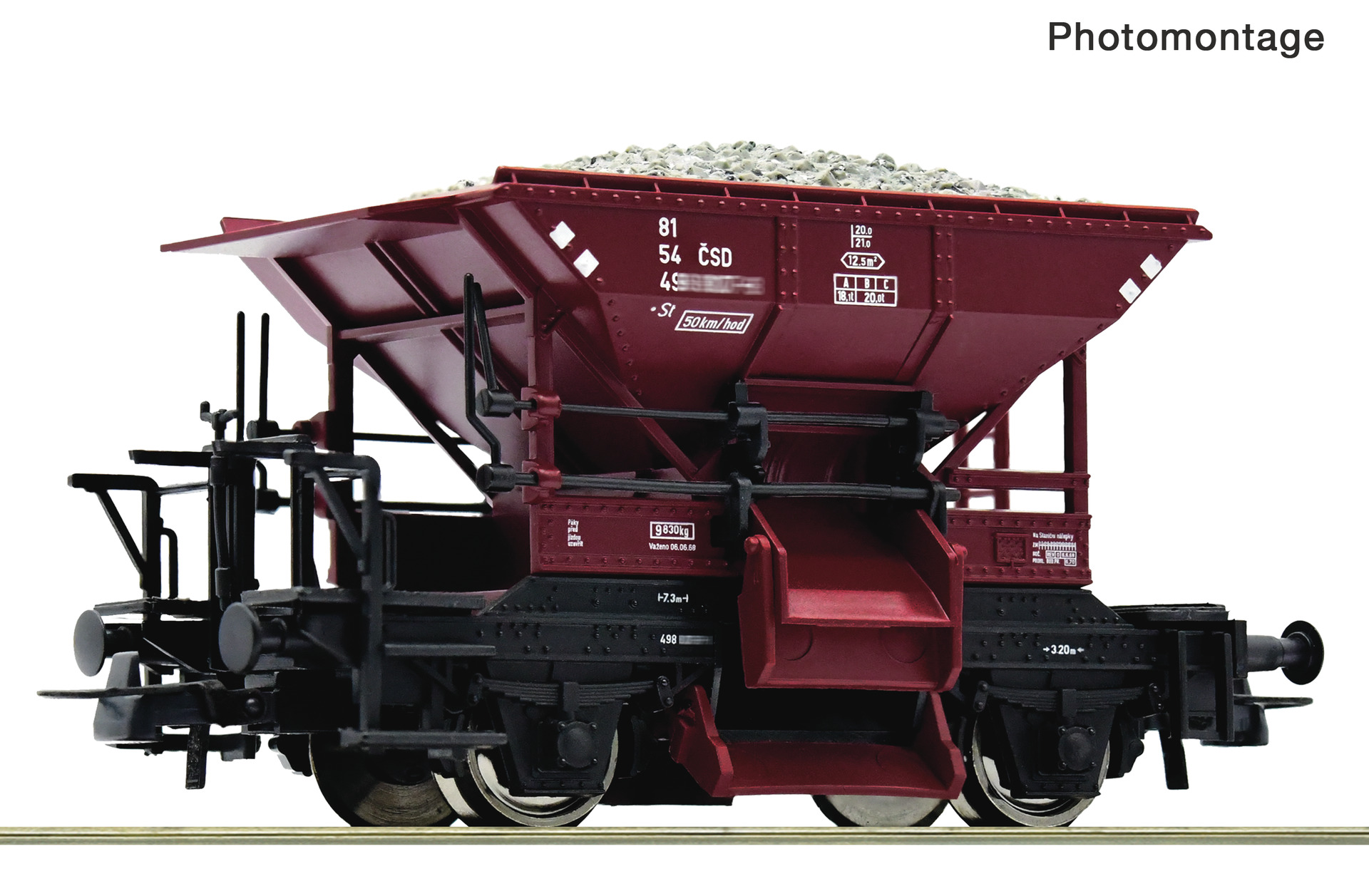 Roco 56250 CSD Schotterwagen Ep.4