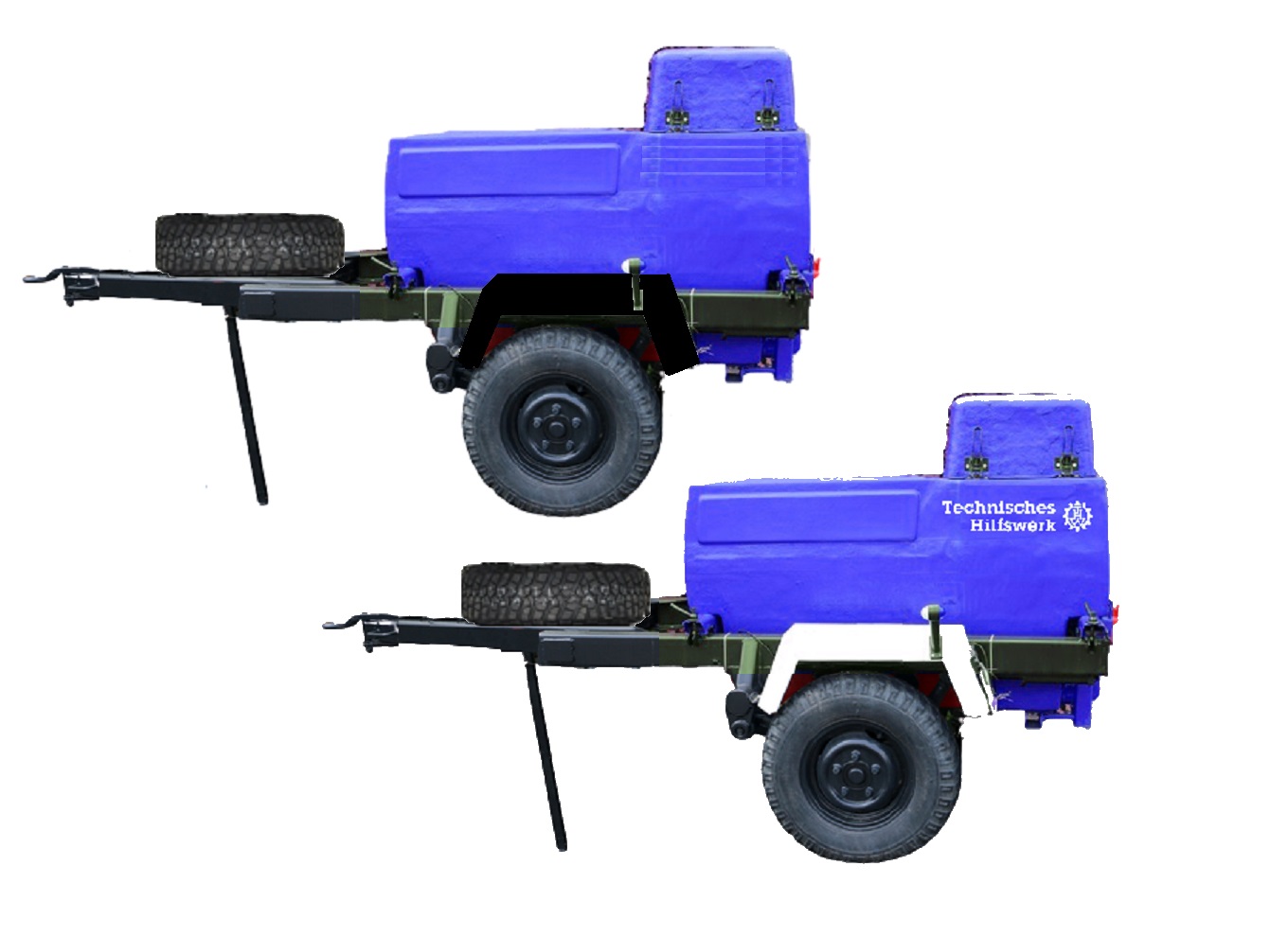 NA88313 Anhänger WTA 800 Wassertank THW