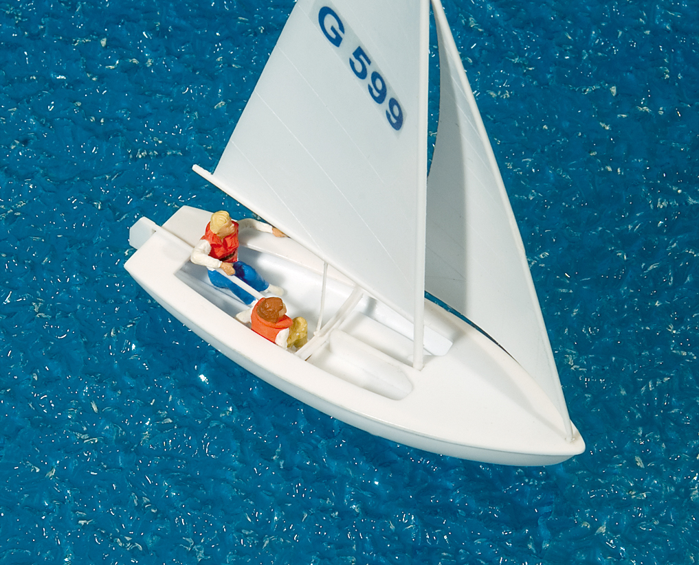 Preiser 10677 Segler (2). Segelboot Korsar