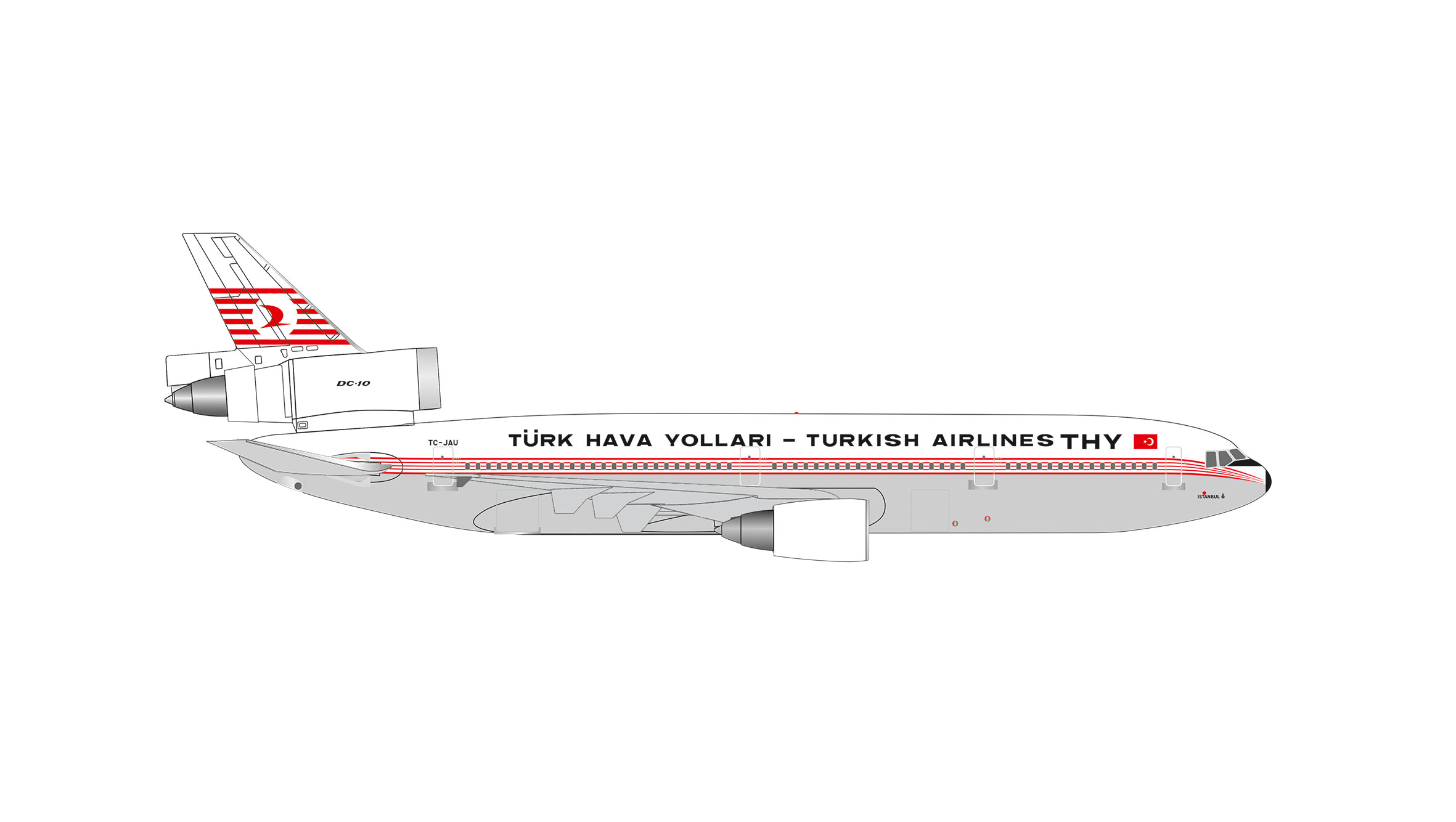 539722 McDonnell Douglas DC-10-10 Turkish Airli