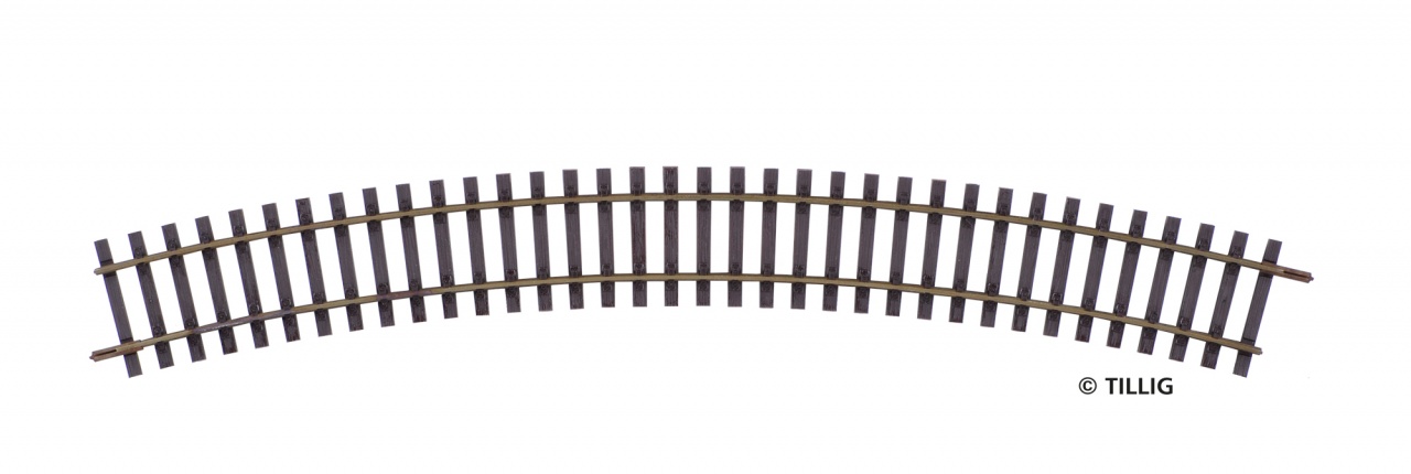 85143 Gleis gebogen R484 30°