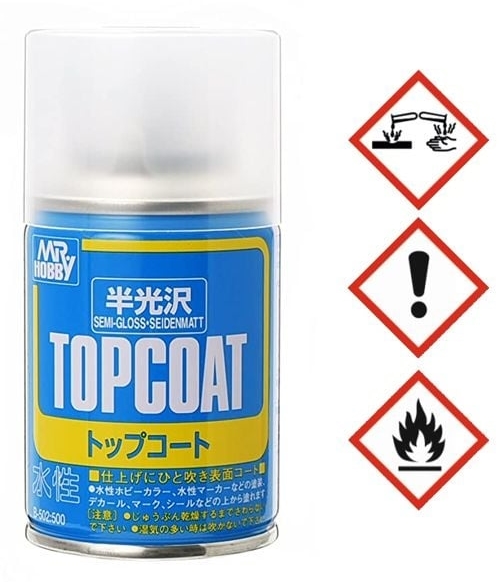 B-502 Mr Hobby: Top Coat Spray seidenmatt