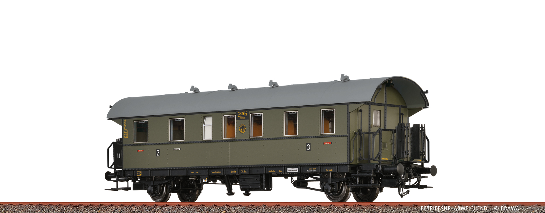 46790 DRG Personenwagen BCi-29 2./3.Kl. Ep.2