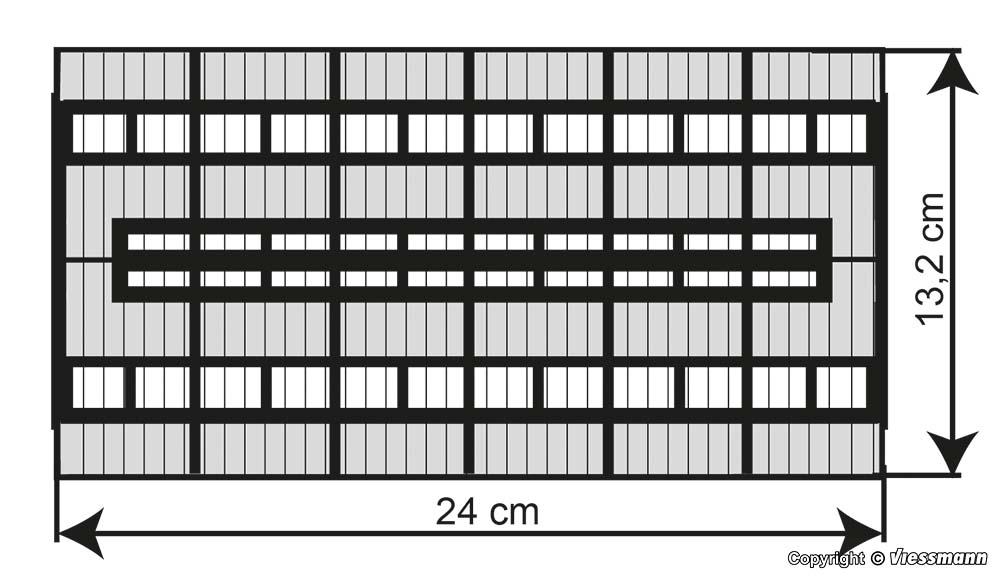 Kibri 37760 Bahnsteighalle