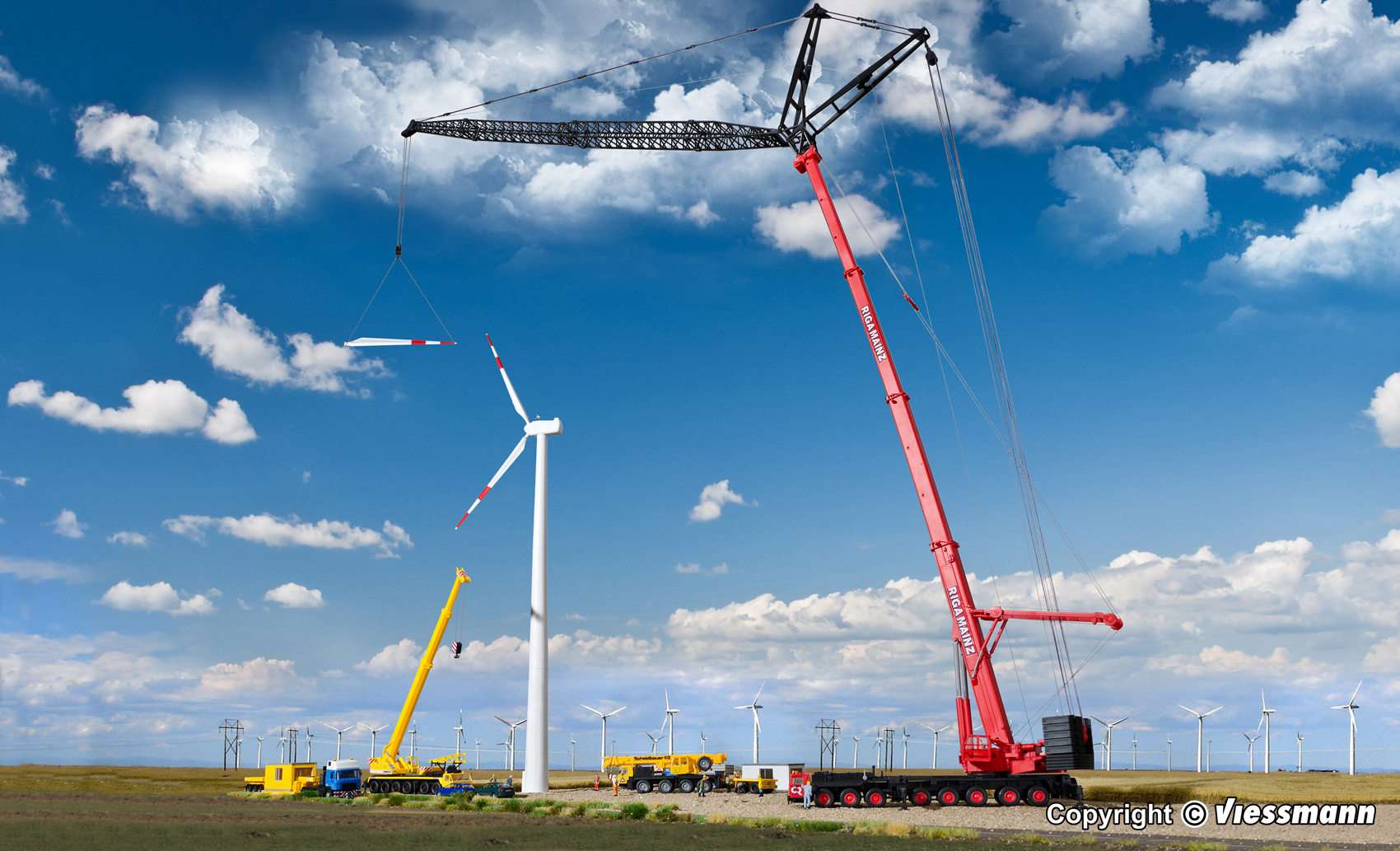 13005 Liebherr LTM 1400 mit Wippspitze