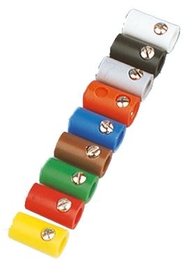 3748 Muffen rund, schwarz 1,6 mm 10 St.