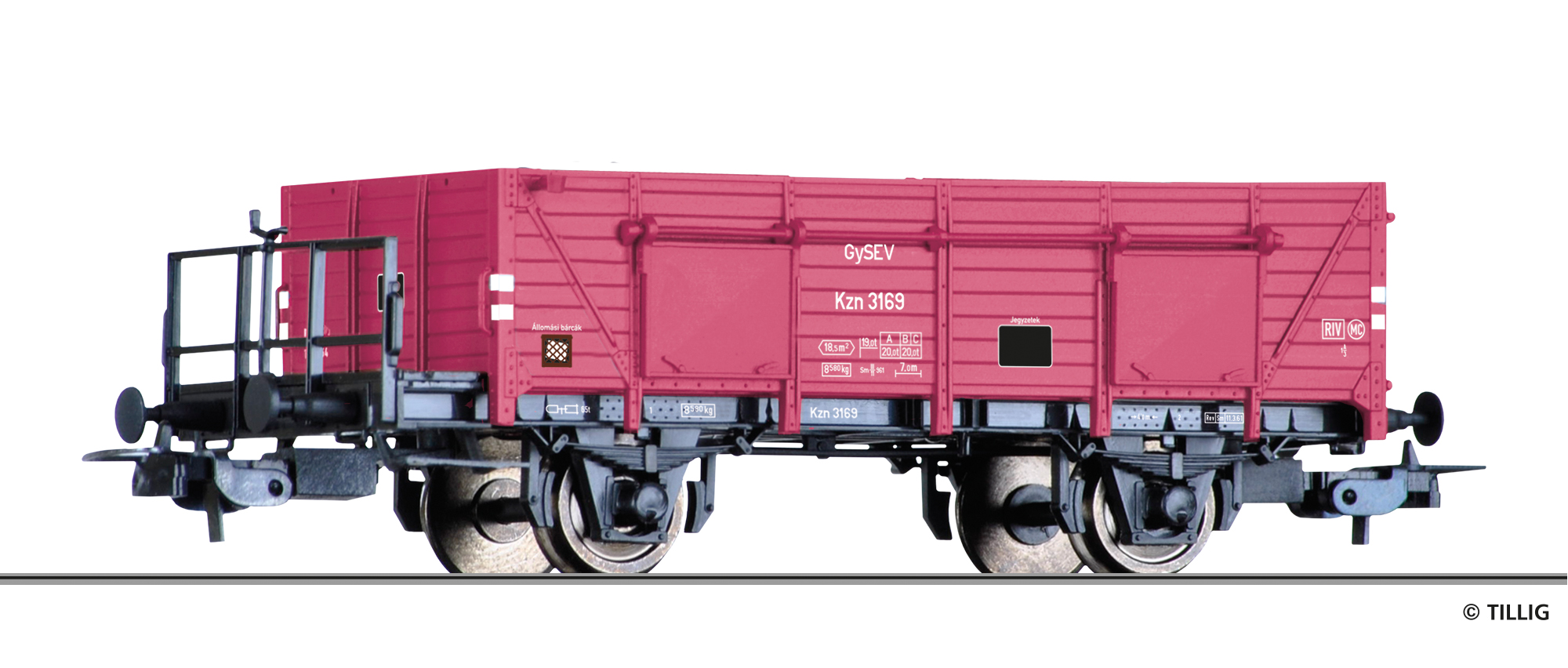 76897 GySEV offener Güterwagen Kz Ep.3