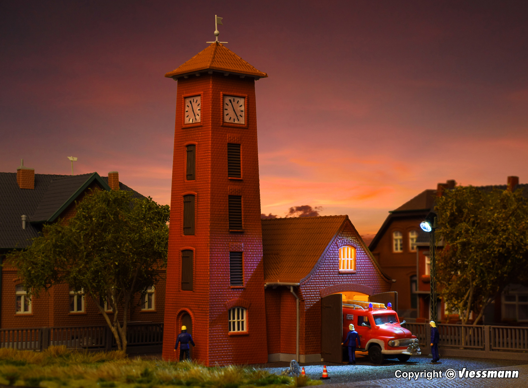 Kibri 39210 Feuerwehrhaus Bahlburg Lüneburg