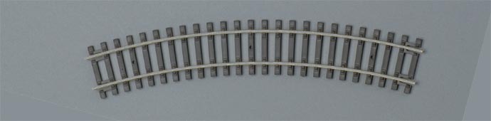 55211 A Gleis gebogen R1 360 mm 30°