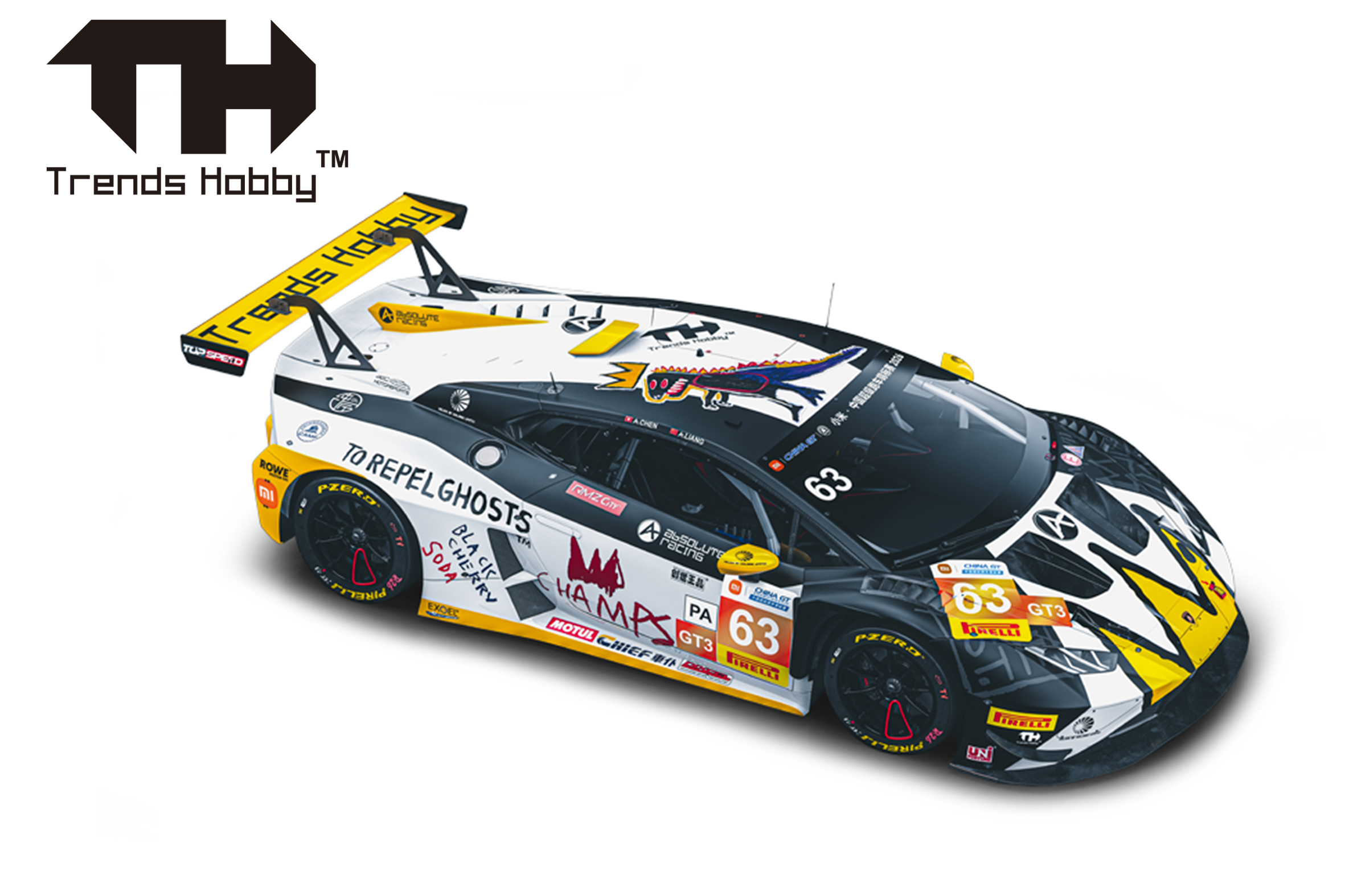 864TH000027 TrendsHobby: Lamborghini Huracan GT3 EVO