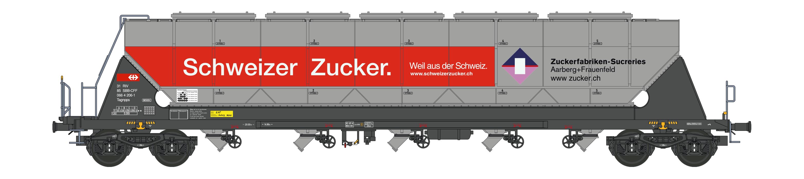 NME 510629 SBB Cargo Silowagen Tagnpps 96,5m³ Ep.6